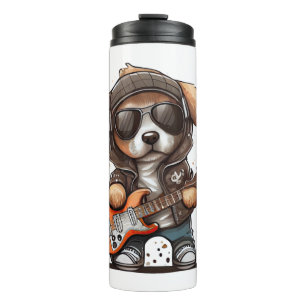 Termo Perro de cachorro de rollo (seis)
