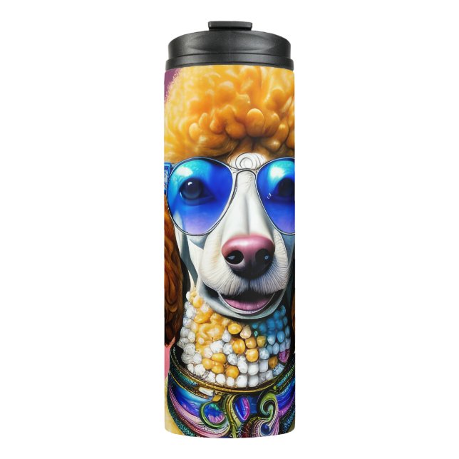Termo Perro de cangrejo de gafas de sol sobredimensionad (Anverso)