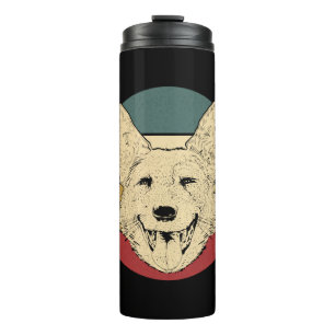 Termo Perro de ganado retro australiano