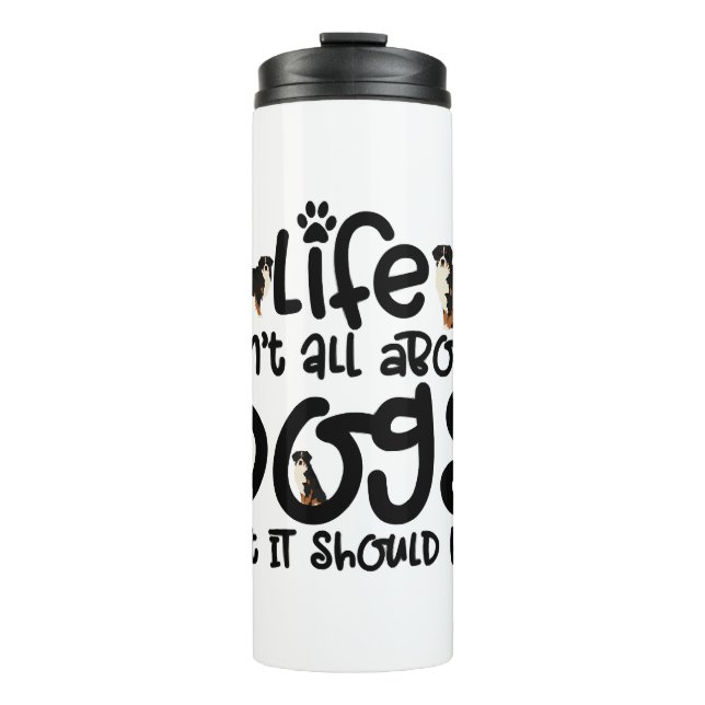 Termo Perro de montaña de Bernese (Anverso)