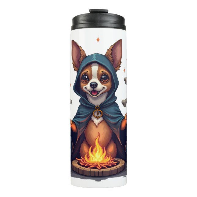 Termo Perro de Ritual Chihuahua Maldito (Anverso)