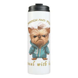 Termo Perro de Yorkshire Traucaba Con Ti Amorable