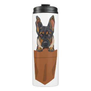Termo Perro en Pocket Curioso Cachorro para los amantes