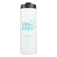 Perro encantador Papa Thermal Tumbler