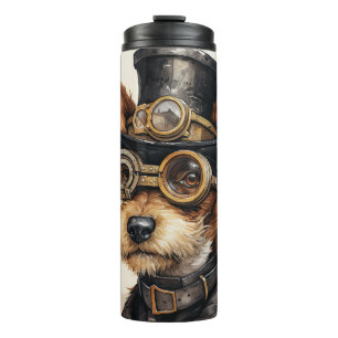Termo Perro Fox Terrier Steampunk
