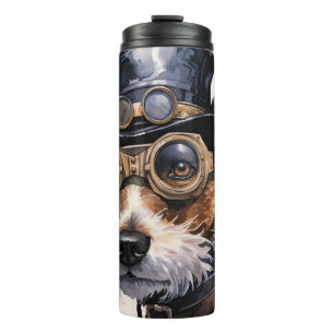 Termo Perro Fox Terrier Steampunk