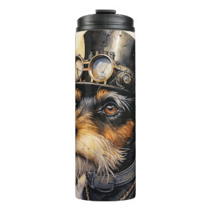 Termo Perro Fox Terrier Steampunk