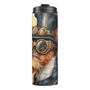Termo Perro Fox Terrier Steampunk
