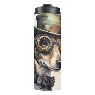 Termo Perro Galgo Steampunk