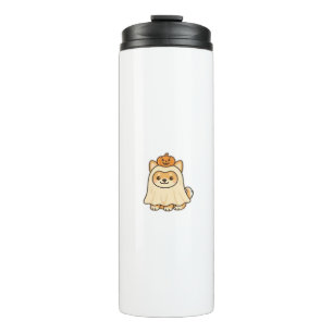 Termo Perro Kawaii de Halloween � Calabaza Fantasma Pega