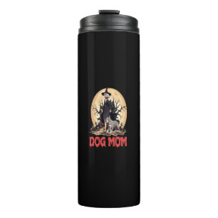 Termo Perro Mamá Maldita Bruja Halloween Pitbull Mamá Pe