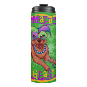Termo Perro Mardi Gras