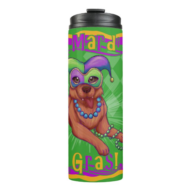 Termo Perro Mardi Gras (Anverso)