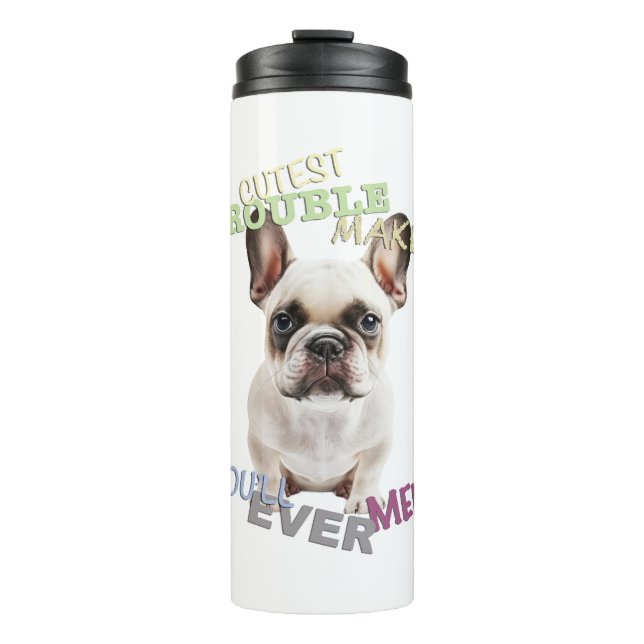 Termo Perro Mascota Menor problema hacedor adorable grac (Anverso)