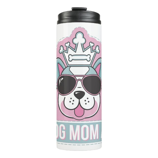 Termo Perro Mom AF - Gracioso Diseño De Perro (Anverso)