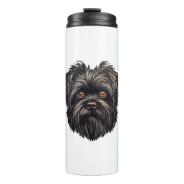 Termo Perro negro Affenpinscher