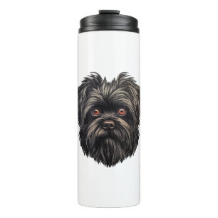 Termo Perro negro Affenpinscher