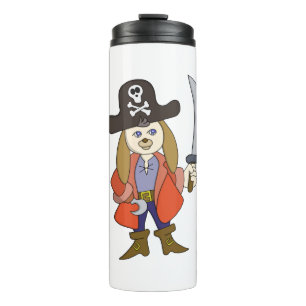 Termo Perro pirata