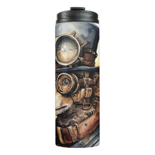Termo Perro Poodle Steampunk
