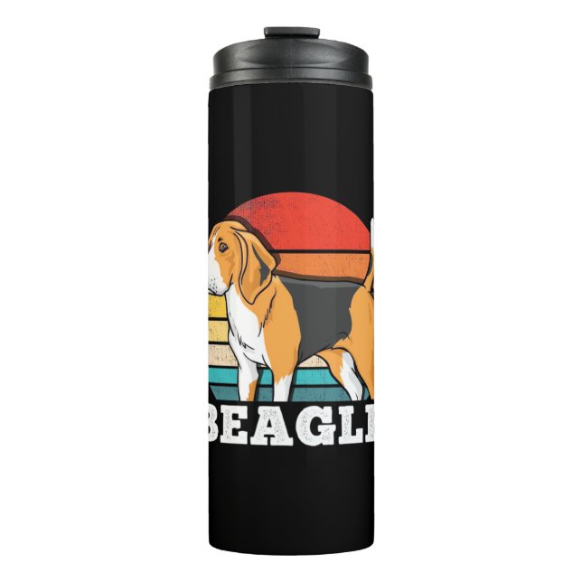 Termo Perro Retro Beagle (Anverso)
