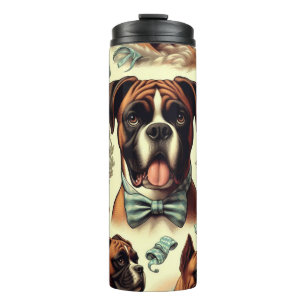 Termo Perro vintage Boxer Seamless