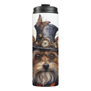 Termo Perro Yorkshire Terrier Steampunk
