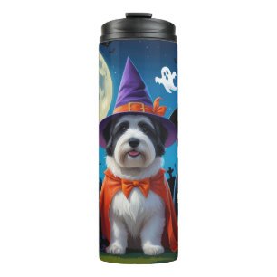 Termo Perros de oveja ingleses antiguos calabaza Hallowe