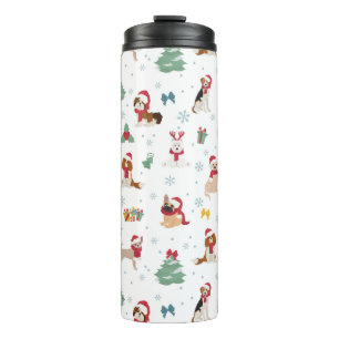 Termo Perros navidades en accesorios de vacaciones