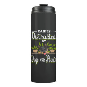 Termo Perros y Plantas Amante de las Plantas