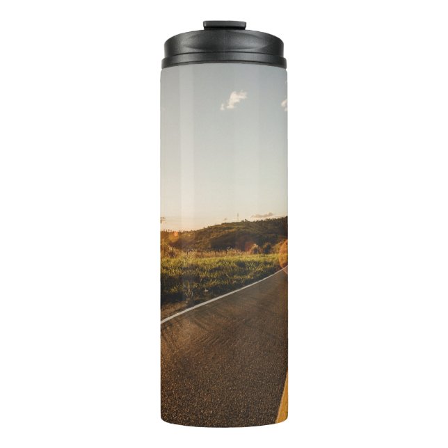 Termo Persona corriendo por la calle por la mañana (Anverso)