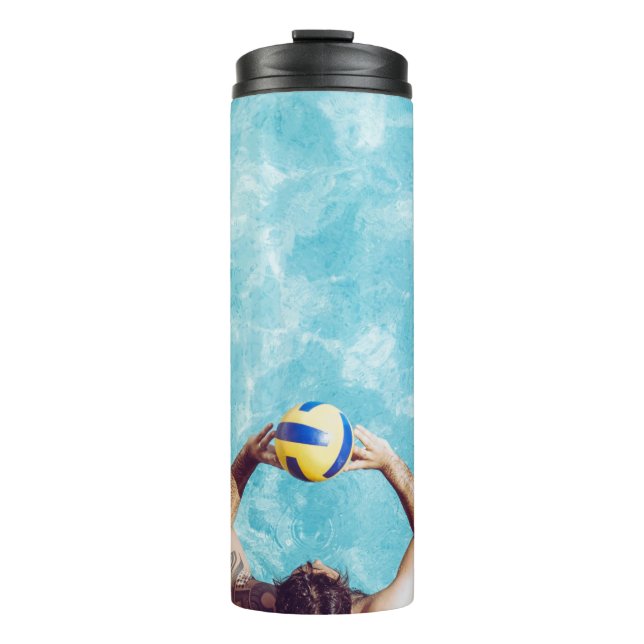 Termo Persona desconocida jugando al voleibol playa (Anverso)
