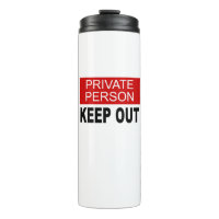 Persona privada Mantener fuera