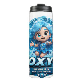 Termo Personaje de oxígeno ATOMIVRA: héroe que da vida