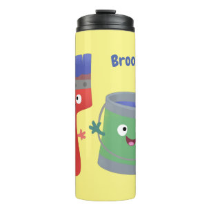 Termo Personajes de pincel y dibujos animados