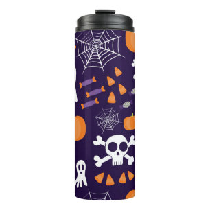 Termo Personajes Divertidos y Espeluznantes de Halloween