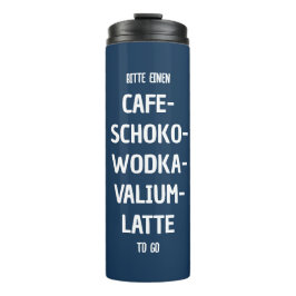 Termo Personalisierbarer Café-Schoko-Wodka-Latte