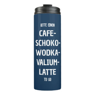 Termo Personalisierbarer Café-Schoko-Wodka-Latte