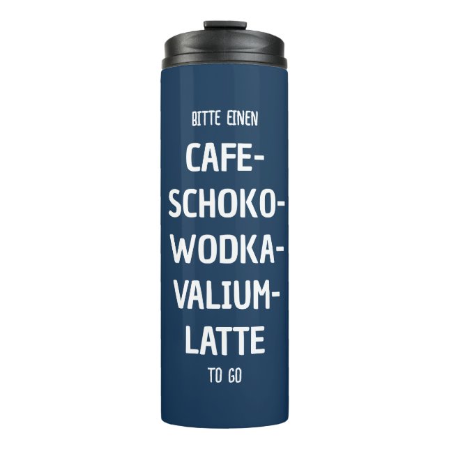 Termo Personalisierbarer Café-Schoko-Wodka-Latte (Anverso)