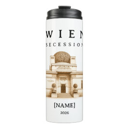 Termo Personalisierte Wien Secession | Name & Jahr