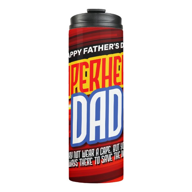 Termo Personaliza a SuperHero Dad (Anverso)