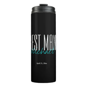 Termo Personaliza el Mejor Hombre Black & Blue