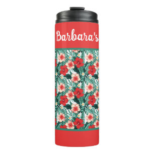 Termo Personaliza Flor de Hibisco