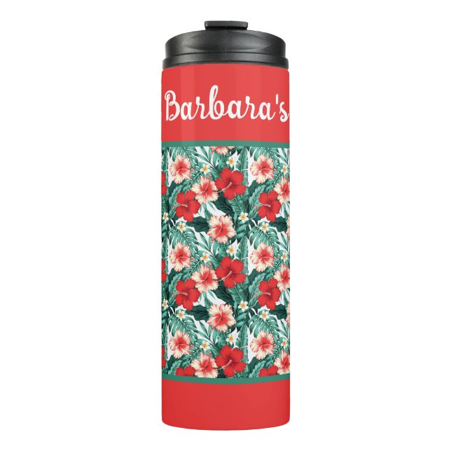 Termo Personaliza Flor de Hibisco (Anverso)