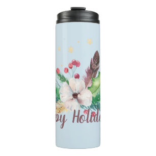 Termo Personalizable Boho Winter Bouquet