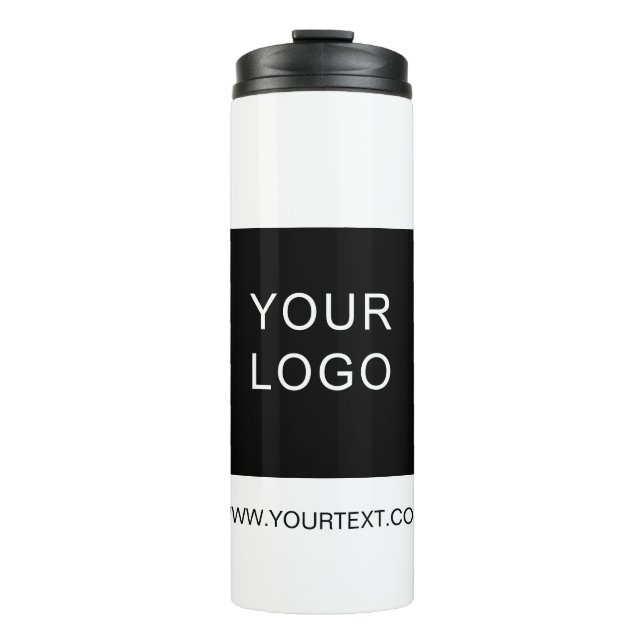 Termo Personalizable Business Añadir logotipo blanco mod (Anverso)