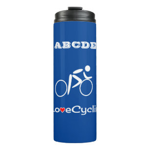 Termo Personalizable de ciclismo de amor