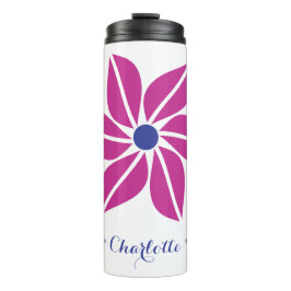 Termo Personalizable de flor de invierno