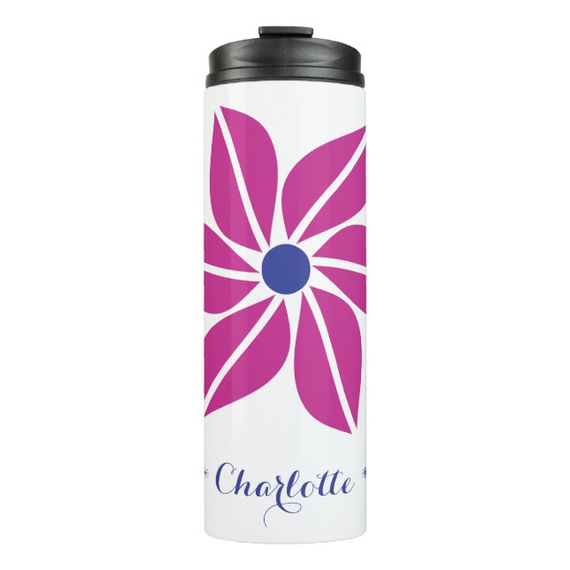 Termo Personalizable de flor de invierno (Anverso)