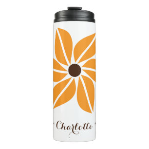 Termo Personalizable de flores de otoño