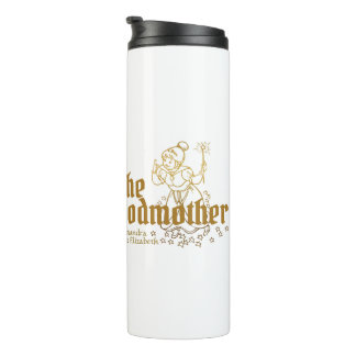 Termo Personalizable de hadas de oro La padrina